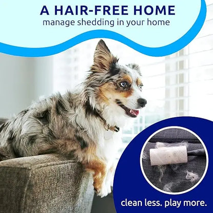 Pat Your Pet Double-Sided Deshedding Brush for Dogs and Cats - Extra Wide Undercoat Rake and Dematting Tool for Effective Grooming