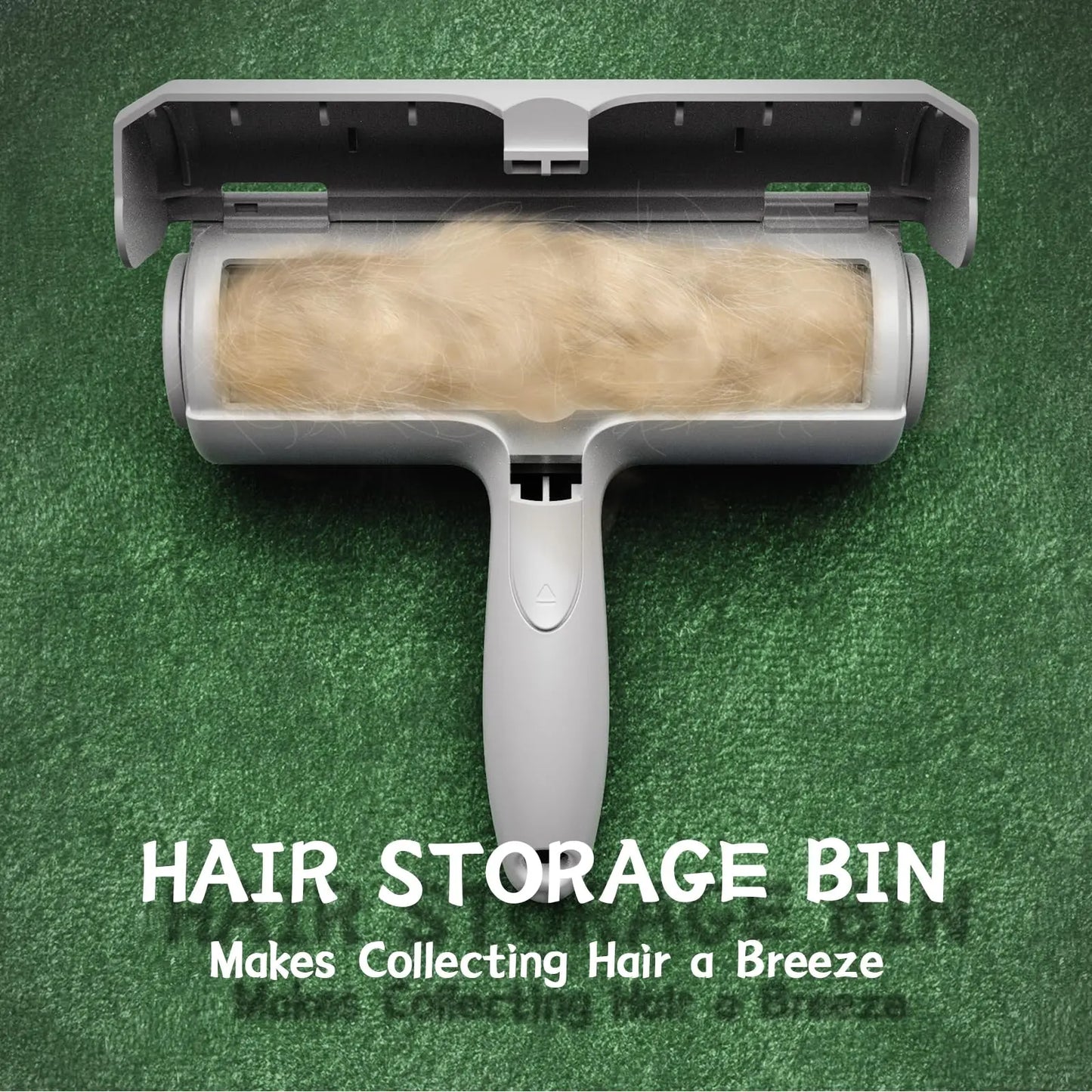 Ultimate Pet Hair Removal Roller - Self-Cleaning Tool for Effortless Fur Cleanup on Furniture, Carpets, Clothes, and More!