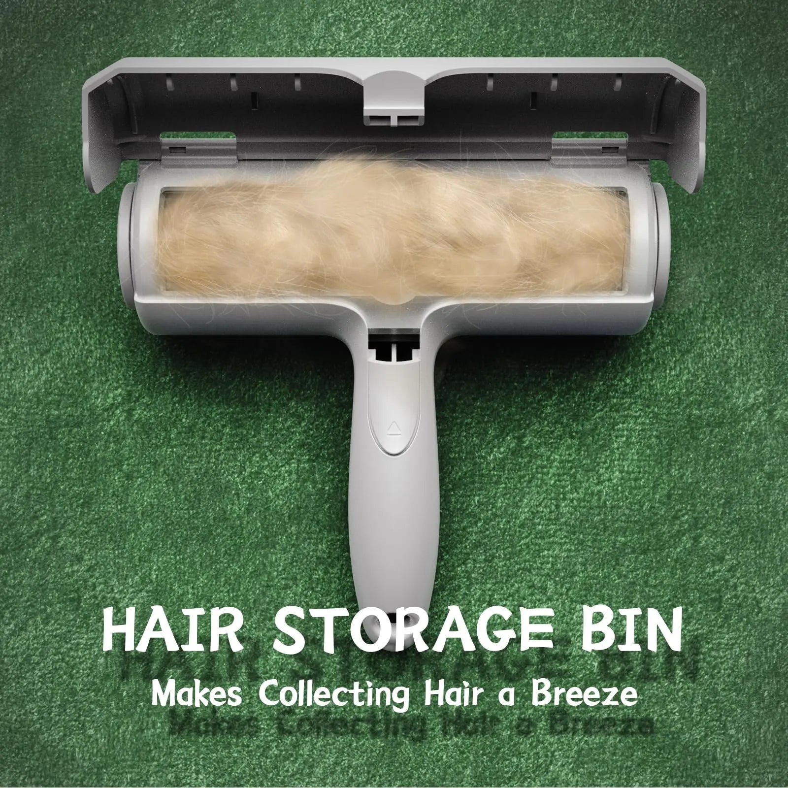 Ultimate Pet Hair Removal Roller - Self-Cleaning Tool for Effortless Fur Cleanup on Furniture, Carpets, Clothes, and More!