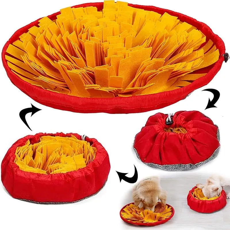 Interactive Pet Snuffle Mat for Dogs and Cats - Enhances Foraging Skills and Provides Stress Relief for Indoor and Outdoor Use