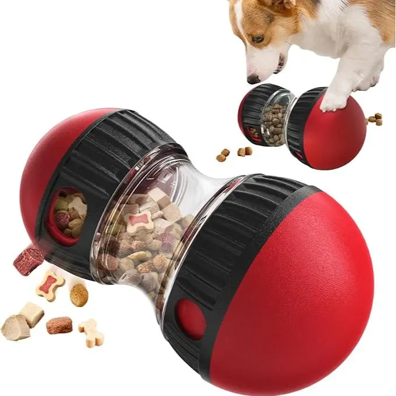 Adjustable Interactive Dog Puzzle Toy: Engaging Treat Dispenser for Boredom Relief, Slow Feeding, and Cognitive Stimulation.