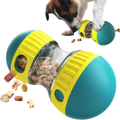 Adjustable Interactive Dog Puzzle Toy: Engaging Treat Dispenser for Boredom Relief, Slow Feeding, and Cognitive Stimulation.