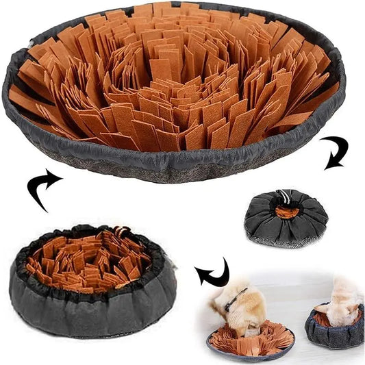Interactive Pet Snuffle Mat for Dogs and Cats - Enhances Foraging Skills and Provides Stress Relief for Indoor and Outdoor Use