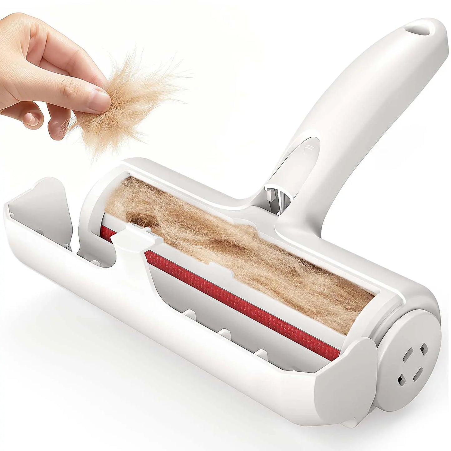 Ultimate Pet Hair Removal Roller - Self-Cleaning Tool for Effortless Fur Cleanup on Furniture, Carpets, Clothes, and More!